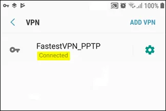 راه اندازی PPTP VPN در اندروید