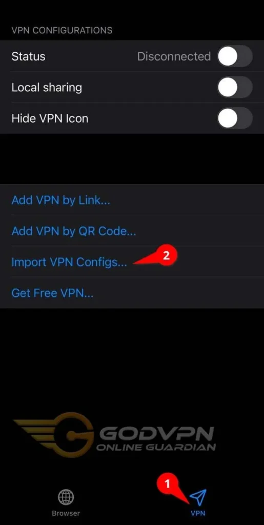 آموزش استفاده از Fair VPN در آیفون