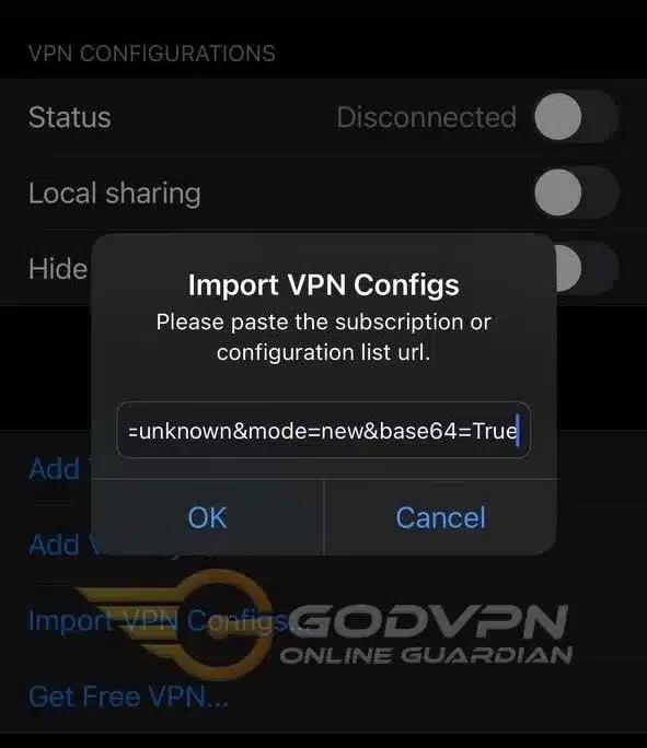 آموزش کار با FairVPN در آیفون