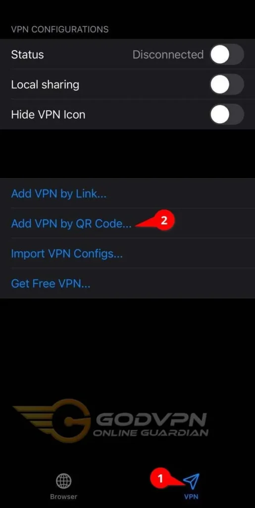 آموزش نحوه استفاده از FairVPN در آیفون